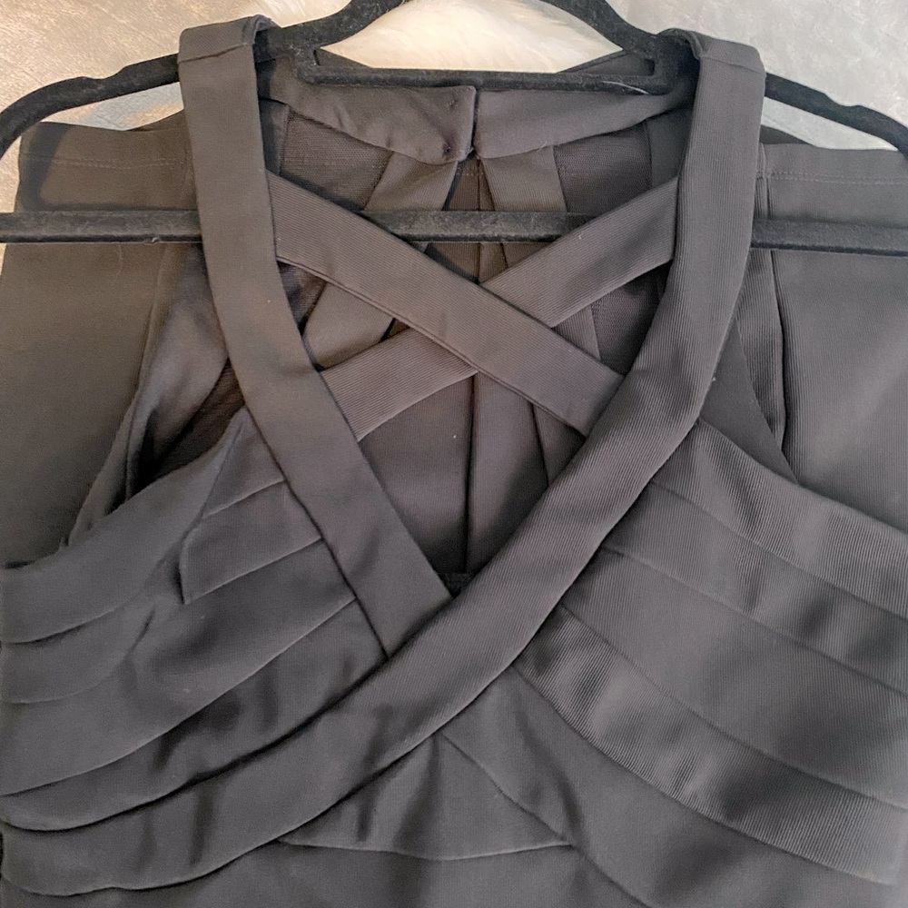 Black cocktail dress